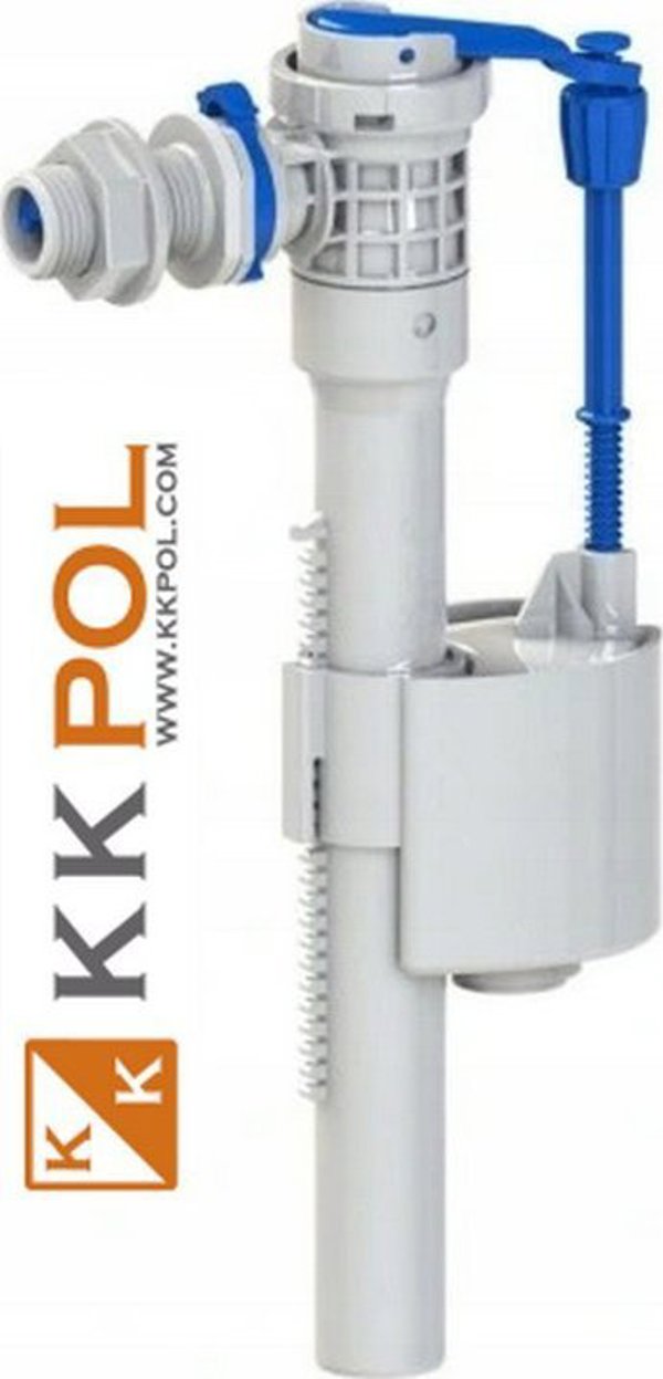 KK-Pol Βαλβίδα Πλωτήρα 1/2" ZN3 για Καζανάκι, Πλευρικής Σύνδεσης, Πλαστική, Water-Stop