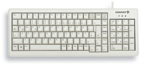 Cherry XS G84-5200LCMCH-0 Ενσύρματο Πληκτρολόγιο USB, Swiss Layout, Γκρι