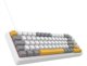 Klawiatura Ducky INCA Gaming Tastatur RGB/RedSwitch/USB/Mechan. 2.00m    weiź