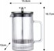 Klausberg KB-7757 Γαλλική Καφετιέρα French Press για Καφέ και Τσάι 600ml