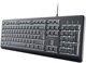 Trust Primo Illuminated Keyboard, Ενσύρματο Πληκτρολόγιο με Φωτισμό, Γερμανικό Layout (DE)