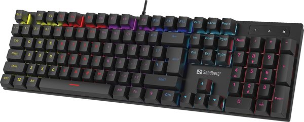 Sandberg Mechanical Gamer Keyboard, Μηχανικό Πληκτρολόγιο Gaming, NORD Layout