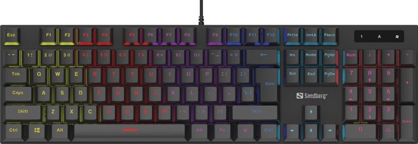 Sandberg Mechanical Gamer Keyboard, Μηχανικό Πληκτρολόγιο Gaming, NORD Layout