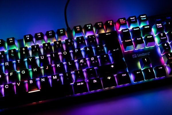 Sandberg Mechanical Gamer Keyboard, Μηχανικό Πληκτρολόγιο Gaming, NORD Layout