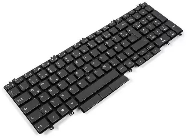 Klawiatura Dell German backlit keyboard for