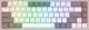 Redragon K631 RGB Castor Pro Ασύρματο Μηχανικό Πληκτρολόγιο USB/RF/Bluetooth, Λευκό/Γκρι
