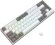 Redragon K631 RGB Castor Pro Ασύρματο Μηχανικό Πληκτρολόγιο USB/RF/Bluetooth, Λευκό/Γκρι