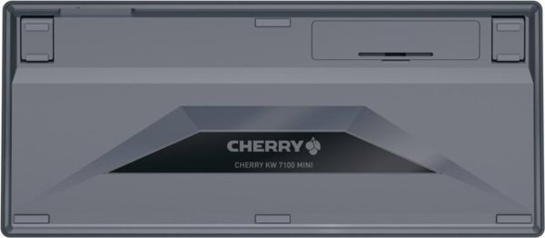 Cherry KW 7100 Mini BT Ασύρματο Πληκτρολόγιο Bluetooth, AZERTY Γαλλικό, Μπλε
