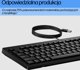 Ενσύρματο Πληκτρολόγιο HP 125 Wired Keyboard, Ελληνικό Layout, Μαύρο