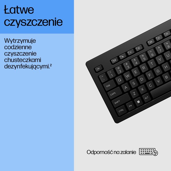 Ενσύρματο Πληκτρολόγιο HP 125 Wired Keyboard, Ελληνικό Layout, Μαύρο