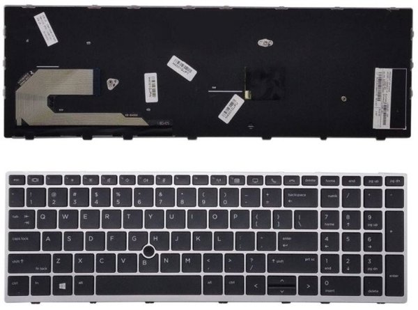 Klawiatura HP Klaviatūra HP: Elitebook 850 G5 755 G5 ZBook 15u G5 su pašvietimu