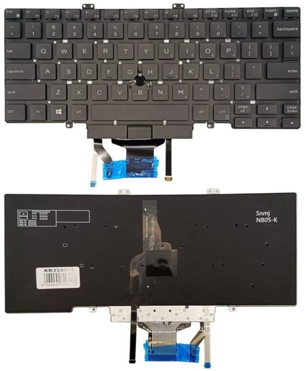 Klawiatura Dell Klawiatura DELL Latitude 5400 z „trackpoint“