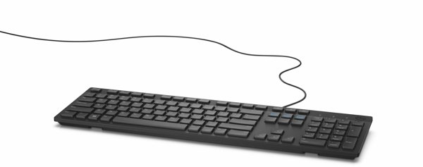 Πληκτρολόγιο Dell KB216 ενσύρματο, ουκρανική διάταξη (QWERTY), μαύρο