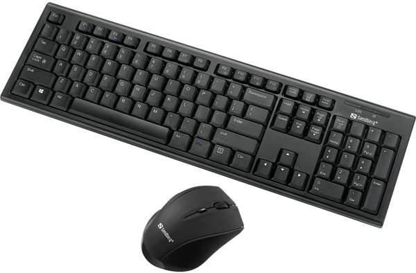Sandberg Wireless Office Desktop Set – Ασύρματο Πληκτρολόγιο και Ποντίκι – Ελληνική Διάταξη