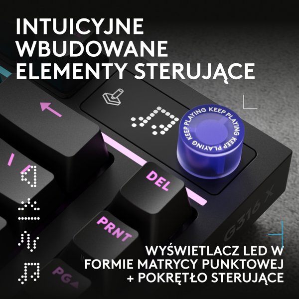 Klawiatura Logitech G316 X 75 GL Tactile (920-014281)