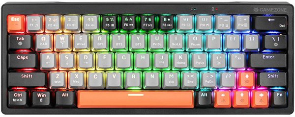 Klawiatura Tracer Klawiatura magnetyczna TRACER GAMEZONE MAGNET 68 RGB USB