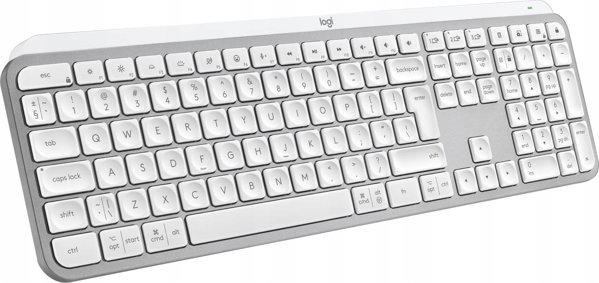 Logitech MX Keys S Πληκτρολόγιο Universal RF Wireless + Bluetooth Άσπρο Αλουμίνιο