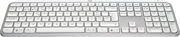 Logitech MX Keys S Πληκτρολόγιο Universal RF Wireless + Bluetooth Άσπρο Αλουμίνιο