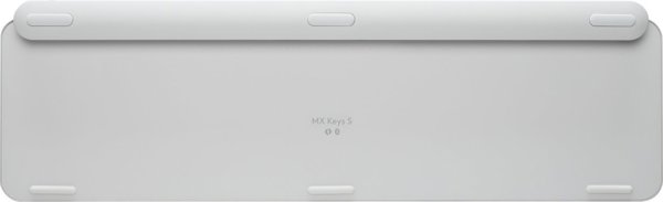 Logitech MX Keys S Πληκτρολόγιο Universal RF Wireless + Bluetooth Άσπρο Αλουμίνιο
