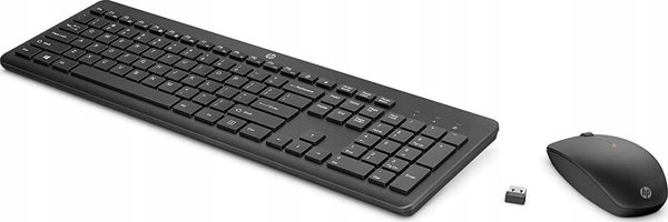 HP 230 Ασύρματο Σετ Πληκτρολόγιο και Ποντίκι, Μαύρο