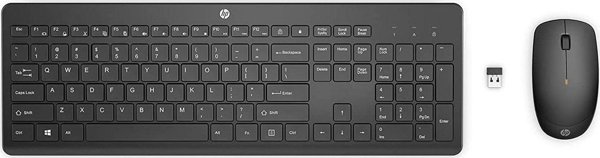 HP 230 Ασύρματο Σετ Πληκτρολόγιο και Ποντίκι, Μαύρο