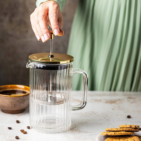 Klausberg KB-7761 Θερμός Καφέ και Τσαγιού Με Πιστόνι French Press 1000ml