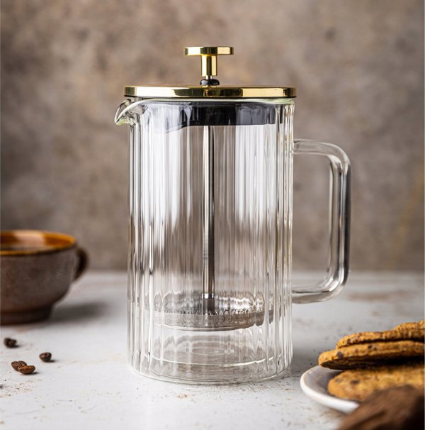 Klausberg KB-7761 Θερμός Καφέ και Τσαγιού Με Πιστόνι French Press 1000ml