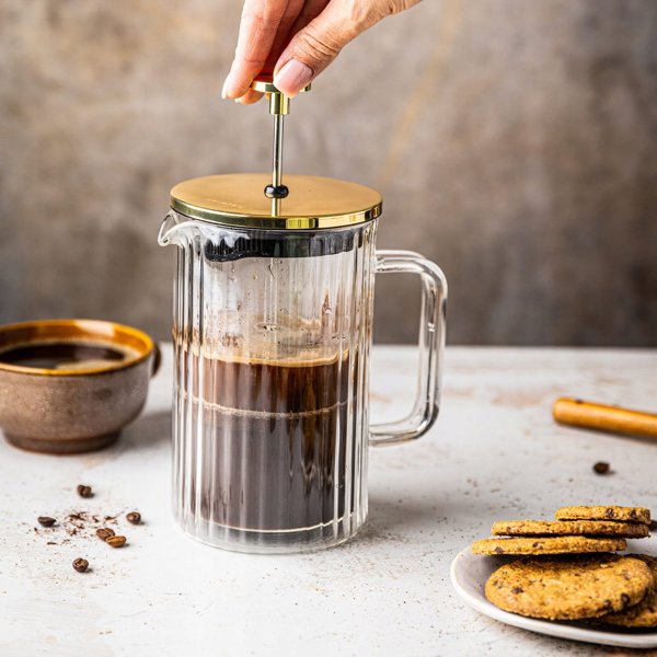 Klausberg KB-7761 Θερμός Καφέ και Τσαγιού Με Πιστόνι French Press 1000ml