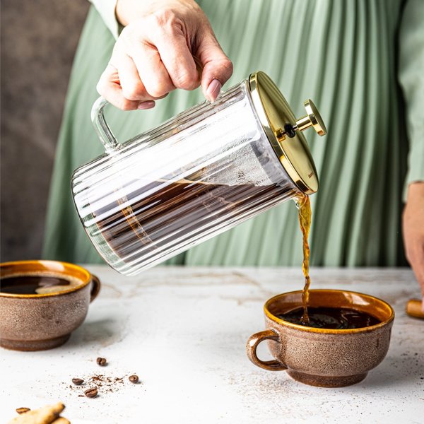 Klausberg KB-7761 Θερμός Καφέ και Τσαγιού Με Πιστόνι French Press 1000ml