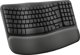 Logitech Wave Keys Ασύρματο Πληκτρολόγιο, Εργονομικός Σχεδιασμός, Γκρι (920-012292)