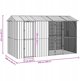 vidaXL Κλουβί για πουλιά με επέκταση ανθρακί 210x44x24,7 εκ. από χάλυβα