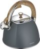 Klausberg Βραστήρας Με Σφυρίχτρα KB-7501, 3L, Ανοξείδωτο Ατσάλι, Γκρι, Για Όλες Τις Εστίες