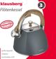 Klausberg Βραστήρας Με Σφυρίχτρα KB-7501, 3L, Ανοξείδωτο Ατσάλι, Γκρι, Για Όλες Τις Εστίες