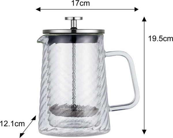 Klausberg KB-7763 Γαλλική Πρέσα Καφέ και Τσαγιού 600ml