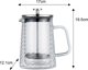 Klausberg KB-7763 Γαλλική Πρέσα Καφέ και Τσαγιού 600ml