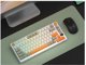 Royal Kludge RK-M75 Gaming Μηχανικό Πληκτρολόγιο, Slate Cyan, Beige Switches