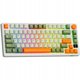Royal Kludge RK-M75 Gaming Μηχανικό Πληκτρολόγιο, Slate Cyan, Beige Switches