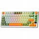 Royal Kludge RK-M75 Gaming Μηχανικό Πληκτρολόγιο, Slate Cyan, Beige Switches