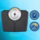 Klasyczna Waga Lazienkowa MECHANICZNA Analogowa do 180 KG CZARNA WEBBER BMI