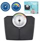 Klasyczna Waga Lazienkowa MECHANICZNA Analogowa do 180 KG CZARNA WEBBER BMI