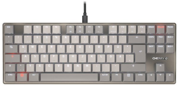 Cherry KC 500 MX LP TKL Μηχανικό Πληκτρολόγιο, Low Profile, Ενσύρματο, Μαύρο