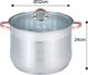 Klausberg Κατσαρόλα Gastro KB-7797 με Καπάκι, 32cm, 18.7L