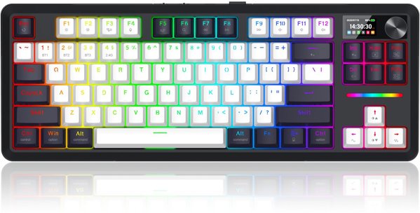 Redragon K746WB-RGB-PRO Μηχανικό Πληκτρολόγιο Gaming, RGB, USB, Wireless, Bluetooth, Μαύρο