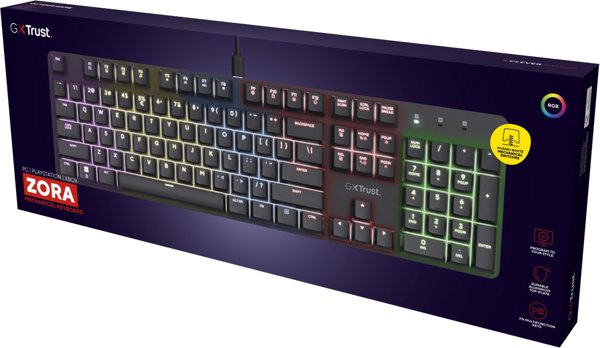 Klawiatura Trust GXT871 ZORA Mechanical Keyboard (25678)