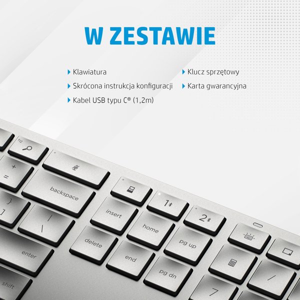 Klawiatura HP Programowalna bezprzewodowa 970 (3Z729AA)