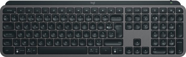 Logitech MX Keys S Ασύρματο Πληκτρολόγιο, Low Profile, Bluetooth & Logi Bolt, Γραφίτης (920-011568)