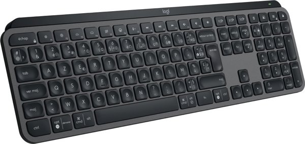 Logitech MX Keys S Ασύρματο Πληκτρολόγιο, Low Profile, Bluetooth & Logi Bolt, Γραφίτης (920-011568)