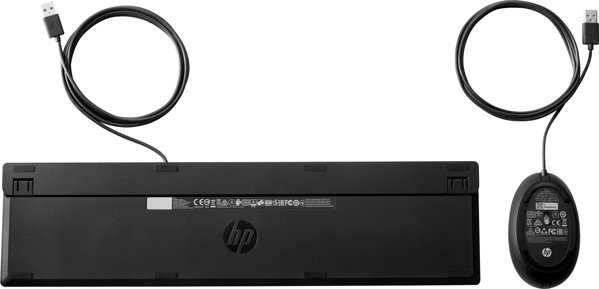 HP 320MK Ενσύρματο Σετ Πληκτρολόγιο και Ποντίκι για Επιτραπέζιο Υπολογιστή