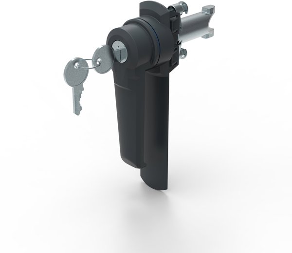 Klamka z zamkiem nr 405, dostarczana z 2 kluczami XL3S 4000 339718