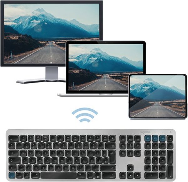 Klawiatura LogiLink Bluetooth Multi-Device
